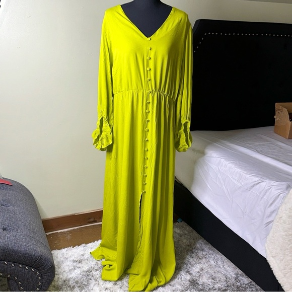 Eloquii Dresses & Skirts - ELOQUII maxi dress  button  16 NWOT